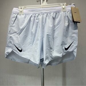 Nike Dri-fit White Men's 4" length standard fit ADV Shorts medium